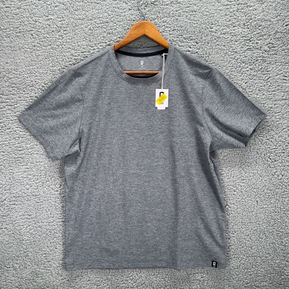 NWT RHONE Essentials Training Tee Shirt Grey Men's Large NWT